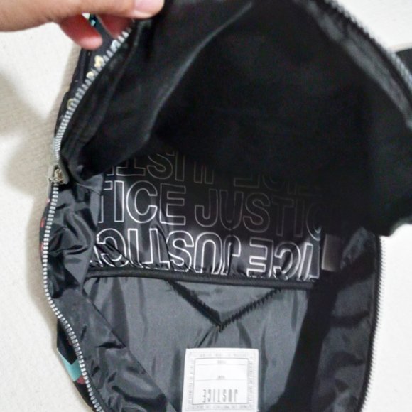 Justice Girls Backpack Splatter With Wristlet Pouch - Picture 4 of 7